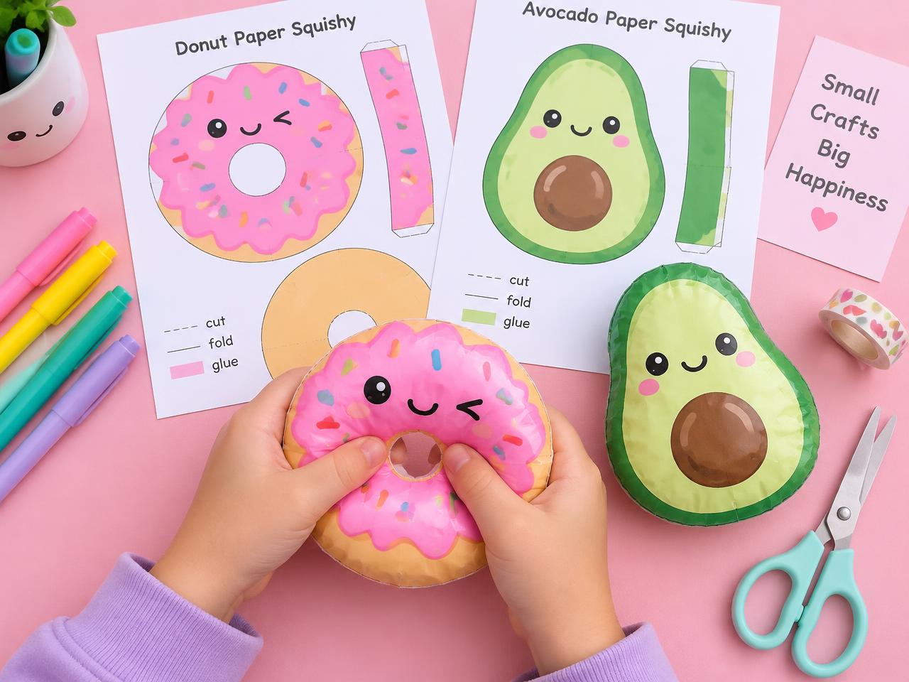 +500 Moldes de Paper Squishy Prontos
